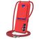 Mobigear Lanyard Card Samsung Galaxy A16 Coque avec cordon en Silicone et Porte-Cartes - Rouge