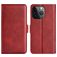 Mobigear Slim Magnet Housse iPhone 15 Pro Etui Porte-Monnaie - Rouge