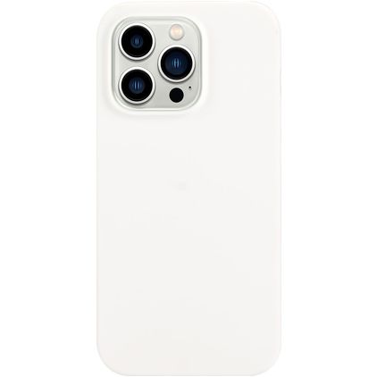 Mobigear Colors Coque iPhone 14 Pro Coque arrière en TPU Souple - Blanc