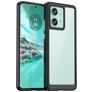 Mobigear Crystal Coque Motorola Edge 40 Neo Coque arrière Rigide - Noir