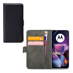 Mobilize Classic Gelly Wallet Housse Motorola Moto G54 Etui Porte-Monnaie - Noir