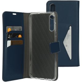 Mobiparts Classic Wallet Housse Samsung Galaxy A70 Etui Porte-Monnaie - Bleu