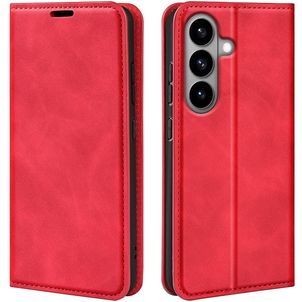 Mobigear Retro Slim Housse Samsung Galaxy S26 Etui Porte-Monnaie - Rouge