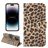 Mobigear Leopard Housse iPhone 14 Pro Etui Porte-Monnaie - Jaune