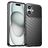 Mobigear Groove Coque iPhone 16 Coque arrière en TPU Souple - Noir