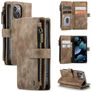 Caseme C30 Housse iPhone 13 Mini Etui Porte-Monnaie - Marron