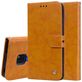 Mobigear Wallet Housse Huawei Mate 20 Etui Porte-Monnaie - Cognac
