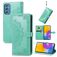 Mobigear Mandala Housse Samsung Galaxy M52 Etui Porte-Monnaie - Turquoise