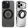 Mobilize 360 Rotating Ring Coque iPhone 15 Pro MagSafe Coque arrière Rigide avec Anneau-Support - Noir