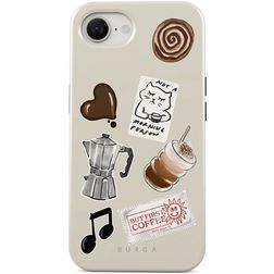 Burga Tough Coque iPhone 16e MagSafe Coque arrière Rigide Anti-Chocs - Oat Milk Please