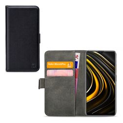 Mobilize Classic Gelly Wallet Housse POCO M3 Etui Porte-Monnaie - Noir