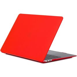 Mobigear Matte MacBook Air 13 Pouces (2018-2020) Coque - Rouge - Model A1932 / A2179 / A2337