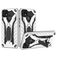Mobigear Armor Stand Coque Realme C25Y Coque arrière Rigide Anti-Chocs avec Support Amovible - Argent