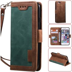 Mobigear Two Tone Housse iPhone 8 Etui Porte-Monnaie - Vert