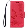 Mobigear Butterfly Housse Samsung Galaxy S8 Etui Porte-Monnaie - Rouge