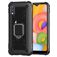 Mobigear Armor Ring Coque Samsung Galaxy A01 Coque arrière en TPU Souple Anti-Chocs avec Anneau-Support - Noir