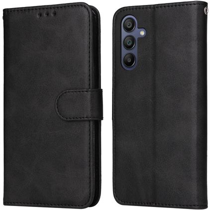 Mobigear Wallet Housse Samsung Galaxy A17 Etui Porte-Monnaie - Noir