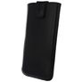 Valenta Pocket UNI Pochette en Cuir Véritable - Etui à insérer - Poche téléphone - H140 x B72 - Noir
