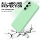 Mobigear Rubber Touch Coque Samsung Galaxy S25 FE Coque arrière en Silicone - Vert