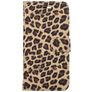 Mobigear Leopard Housse iPhone 7 Plus Etui Porte-Monnaie - Jaune