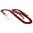 Mobiparts Phonecord - Cordon de téléphone universel ajustable - Plum Red