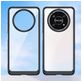 Mobigear Crystal Coque HONOR Magic 4 Lite Coque arrière Rigide - Transparent / Noir