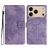 Mobigear Butterfly Housse iPhone 17 Pro Etui Porte-Monnaie - Violet