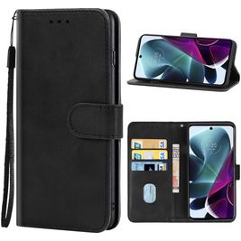 Mobigear Wallet Housse Motorola Moto G200 5G Etui Porte-Monnaie - Noir