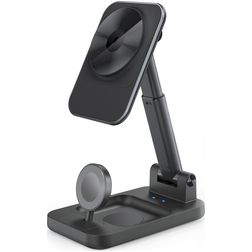 Mobilize 3in1 - Station de recharge MagSafe 2 mètres 15W - Noir