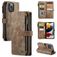 Caseme C30 Housse iPhone 13 Pro Max Etui Porte-Monnaie - Marron