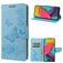 Mobigear Butterfly Housse Samsung Galaxy M53 Etui Porte-Monnaie - Bleu