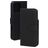 Mobiparts Wallet Housse iPhone 16 Pro Max MagSafe Etui en Cuir Véritable Porte-Monnaie - Noir