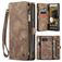 CaseMe 008 Housse Google Pixel 9a Etui avec Coque Détachable Porte-Monnaie - Marron