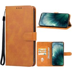 Mobigear Wallet Housse HTC U23 Pro Etui Porte-Monnaie - Marron