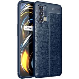 Mobigear Luxury Coque Realme GT Coque arrière en TPU Souple - Bleu