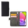 Mobilize Classic Gelly Wallet Housse Samsung Galaxy A03s Etui Porte-Monnaie - Noir