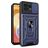 Mobigear Armor Ring Cam Slide Coque Motorola Edge 40 Pro Coque arrière Rigide Anti-Chocs avec Anneau-Support et Protecteur Lentilles - Bleu