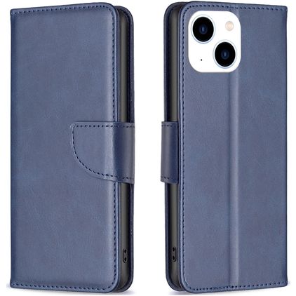 Mobigear Excellent Housse iPhone 15 Etui Porte-Monnaie - Bleu