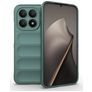 Mobigear Bumpy Coque Xiaomi 15T Coque arrière en TPU Souple - Vert foncé