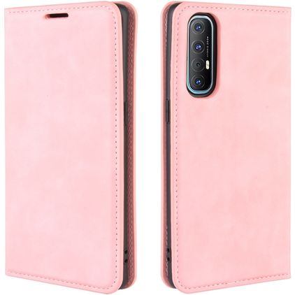 Mobigear Retro Slim Housse OPPO Reno 3 Pro Etui Porte-Monnaie - Rose