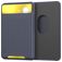 Mobigear Pocket Porte-cartes Silicone - 2 cartes - Compatible MagSafe - Bleu