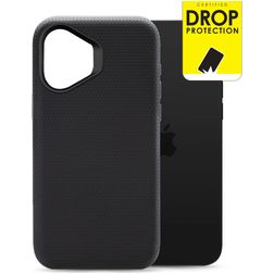 My Style Tough Coque iPhone 16 Coque arrière Rigide Anti-Chocs - Noir
