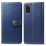 Mobigear Snap Button Housse Samsung Galaxy A41 Etui Porte-Monnaie - Bleu