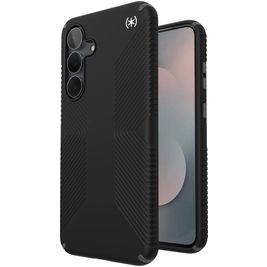 Speck Presidio2 Grip Coque Transparente Samsung Galaxy S25 FE MagSafe Coque arrière Rigide Anti-Chocs - Transparent