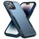 Mobigear Heavy Armor Coque iPhone 14 Pro Coque arrière Rigide Anti-Chocs - Bleu