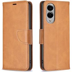 Mobigear Excellent Housse Samsung Galaxy S25 Edge Etui Porte-Monnaie - Cognac