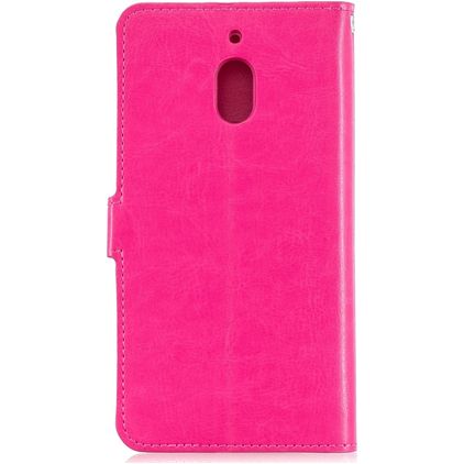 Mobigear Wallet Housse Nokia 2.1 Etui Porte-Monnaie - Rose