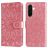 Mobigear Sunflower Housse Samsung Galaxy A37 Etui Porte-Monnaie - Rose doré