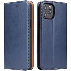 Fierre Shann Art Housse iPhone 12 Pro Etui Porte-Monnaie - Bleu