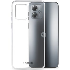 Mobilize Gelly Coque Transparente Motorola Moto G14 Coque arrière en TPU Souple - Transparent